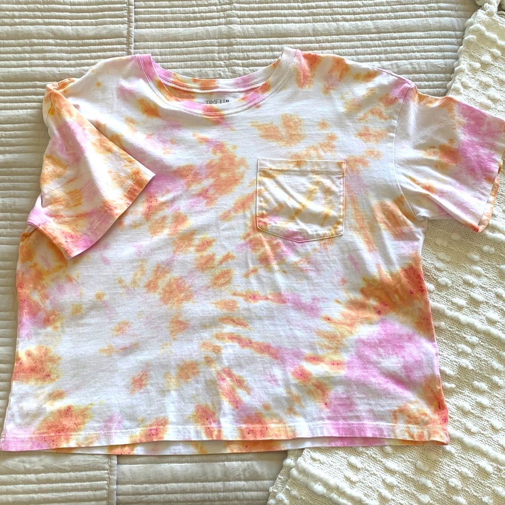 Time and Tru Crop Tye Dye Shirt